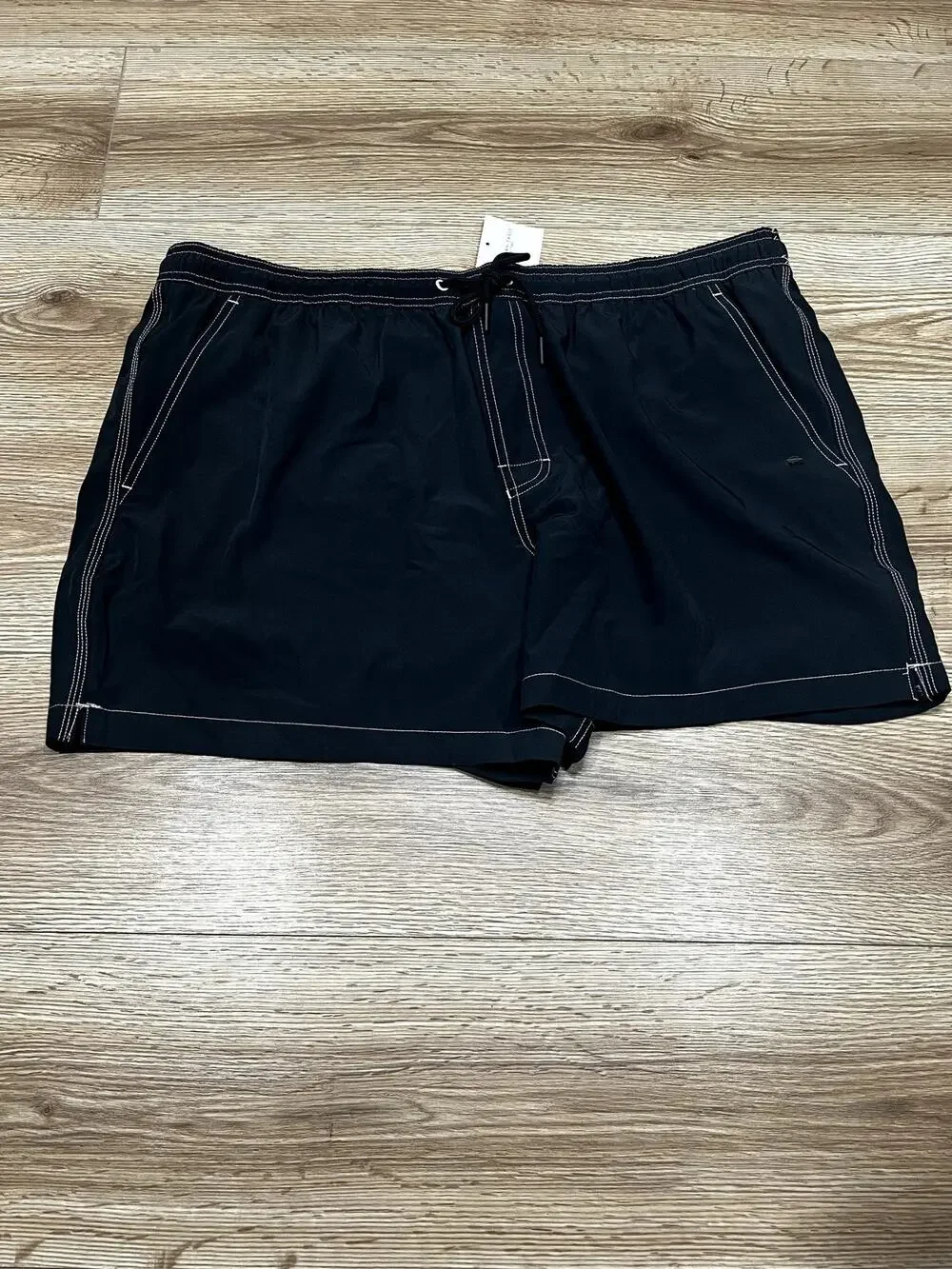 American Eagle Flex 5 Inch Trunk Swim Shorts XXL Black (A79)